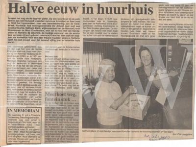 Krantenartikel_Mevrouw_E__Krancher-Hehl_50_jaar_op_de_Kerkstraat_51_30_juli_2003.jpg