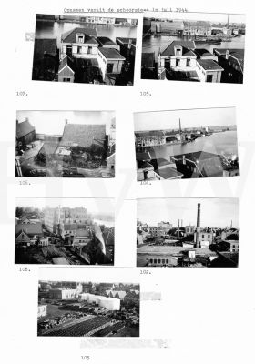 Opname vanuit de schoorsteen in juli 1944
Trefwoorden: schoorsteen juli 1944